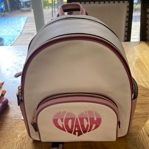 Coach Leather Backpack
